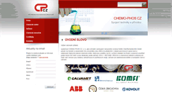 Desktop Screenshot of chemo-phos.cz